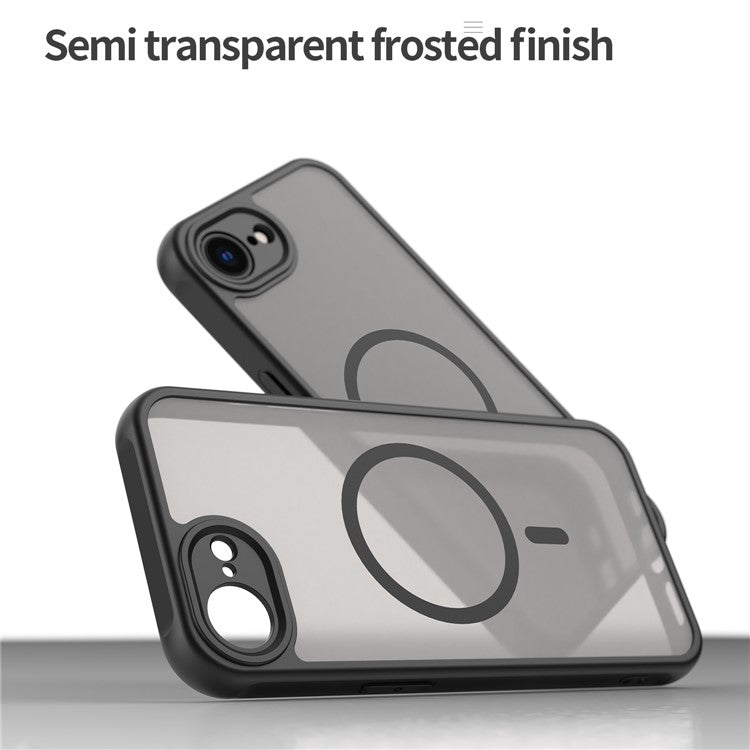 For iPhone 16e Case Magnetic Anti Drop PC + TPU Phone Cover Compatible with Magsafe - TechGearPal