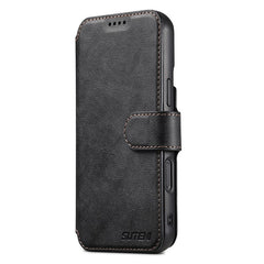SUTENI Q-05 For iPhone 15 Plus / 14 Wallet Case 2 in 1 Detachable Leather Flip Phone Cover with Stan - TechGearPal