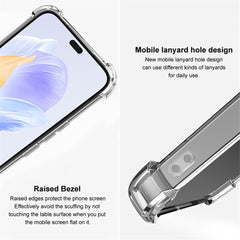 Coque IMAK UX-4 pour Huawei Nova Y72 4G / Enjoy 70 / Enjoy 70S, cadre droit, coque transparente antichoc en TPU, quatre coins 