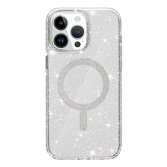 For iPhone 13 Pro Phone Case Compatible with MagSafe Glitter PC + TPU Hybrid Shockproof Cover - TechGearPal