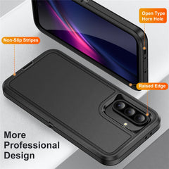 For Samsung Galaxy A56 5G Case PC + Silicone + EVA 3 in 1 Shockproof Phone Cover