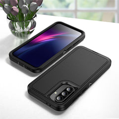 For Samsung Galaxy A56 5G Case PC + Silicone + EVA 3 in 1 Shockproof Phone Cover
