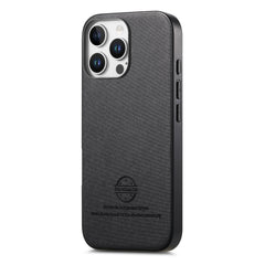 For iPhone 16 Pro Max Leather Phone  Back Cover with Cloth Textur - TechGearPal