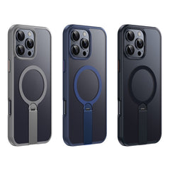 For iPhone 13 Pro Max Case Compatible with MagSafe Rotating Straight Kickstand TPU + PC Matte Phone Cove - TechGearPal