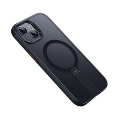 For iPhone 14 Case Compatible with MagSafe Rotating Straight Kickstand TPU + PC Matte Phone Cove - TechGearPal