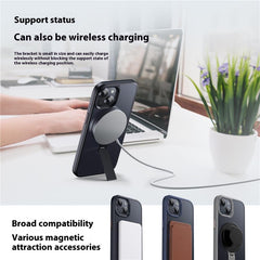 For iPhone 15 Case Compatible with MagSafe Rotating Straight Kickstand TPU + PC Matte Phone Cove - TechGearPal