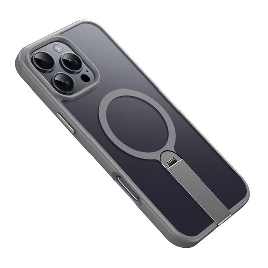 For iPhone 15 Pro Max Case Compatible with MagSafe Rotating Straight Kickstand TPU + PC Matte Phone Cove - TechGearPal