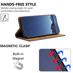 For iPhone 16 Pro Case L-Shaped Grid Pattern Leather Stand Phone Cover with Card Slots