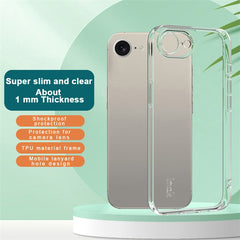IMAK UX-5 Series For iPhone 16e Case Shockproof TPU Clear Slim Back Shell - TechGearPal