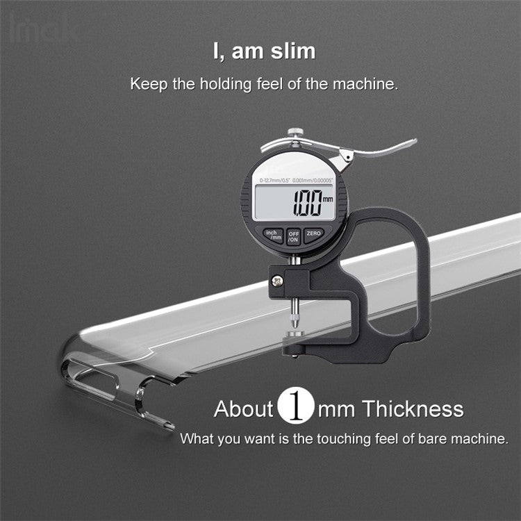 IMAK UX-5 Series For iPhone 16e Case Shockproof TPU Clear Slim Back Shell - TechGearPal