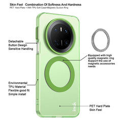 IMAK For Huawei Mate 70 Case Compatible with MagSafe Candy Color Anti Drop TPU + PET Back Cove - TechGearPal
