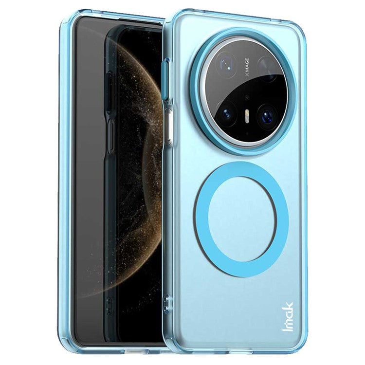 IMAK For Huawei Mate 70 Pro / Mate 70 Pro+ Case Compatible with MagSafe Candy Color Anti Drop TPU + PET Back Cove - TechGearPal