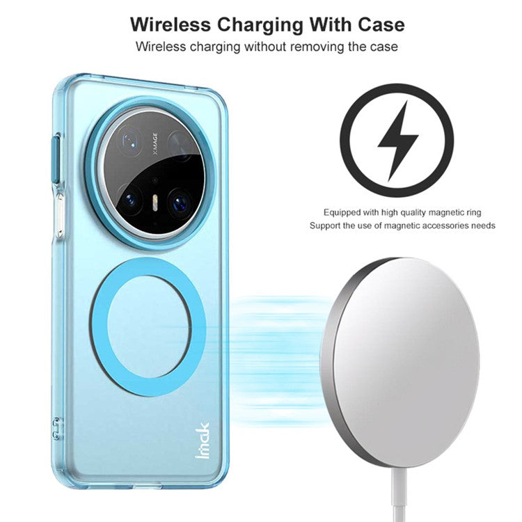 IMAK For Huawei Mate 70 Pro / Mate 70 Pro+ Case Compatible with MagSafe Candy Color Anti Drop TPU + PET Back Cove - TechGearPal