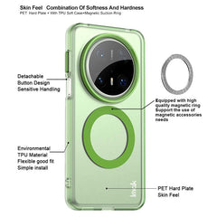 IMAK For Huawei Mate 70 Pro / Mate 70 Pro+ Case Compatible with MagSafe Candy Color Anti Drop TPU + PET Back Cove - TechGearPal