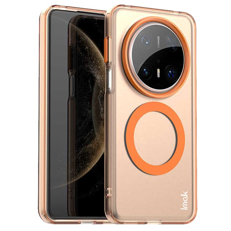 IMAK For Huawei Mate 70 Pro / Mate 70 Pro+ Case Compatible with MagSafe Candy Color Anti Drop TPU + PET Back Cove - TechGearPal