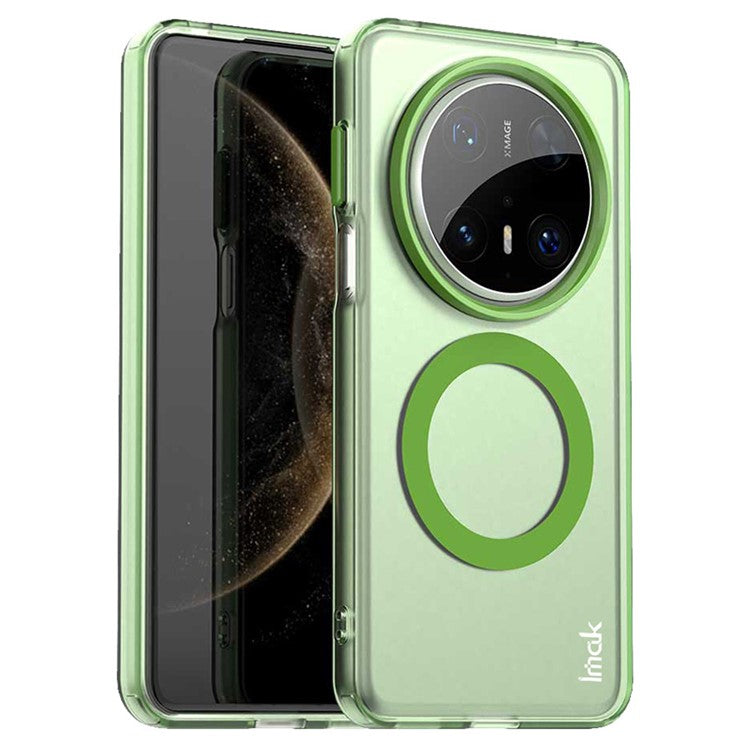 IMAK For Huawei Mate 70 Pro / Mate 70 Pro+ Case Compatible with MagSafe Candy Color Anti Drop TPU + PET Back Cove - TechGearPal