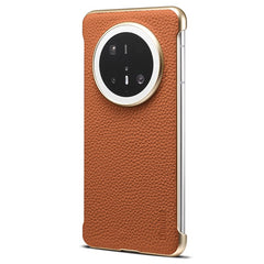 For Huawei Mate 70 Pro / 70 Pro+ Magnetic Case Litchi Texture Genuine Cow Leather + PC Boardless Phone Cove - TechGearPal