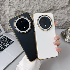 For Huawei Mate 70 Case Nappa Texture PC + PU + TPU Phone Back Cove - TechGearPal