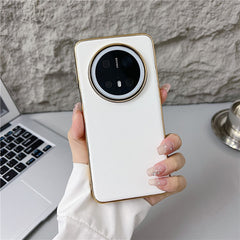 For Huawei Mate 70 Case Nappa Texture PC + PU + TPU Phone Back Cove - TechGearPal