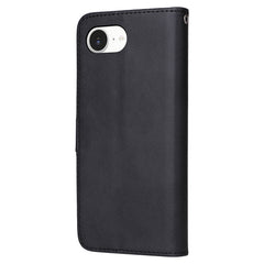 For iPhone 16e Case 2 in 1 Detachable Magnetic Leather Wallet Mobile Cover with Strap - TechGearPal