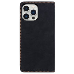 For iPhone 15 Pro Max Case Lines Pattern Wallet Leather Phone Cover with Strap - TechGearPal