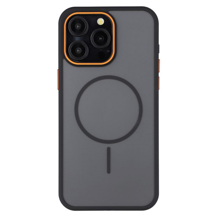 For iPhone 15 Pro Max Magnetic Case Skin Touch TPU + PC Phone Back Cover - TechGearPal