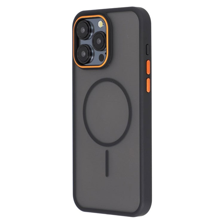 For iPhone 15 Pro Max Magnetic Case Skin Touch TPU + PC Phone Back Cover - TechGearPal