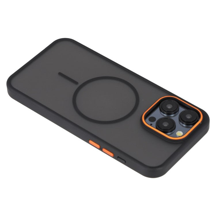 For iPhone 15 Pro Max Magnetic Case Skin Touch TPU + PC Phone Back Cover - TechGearPal