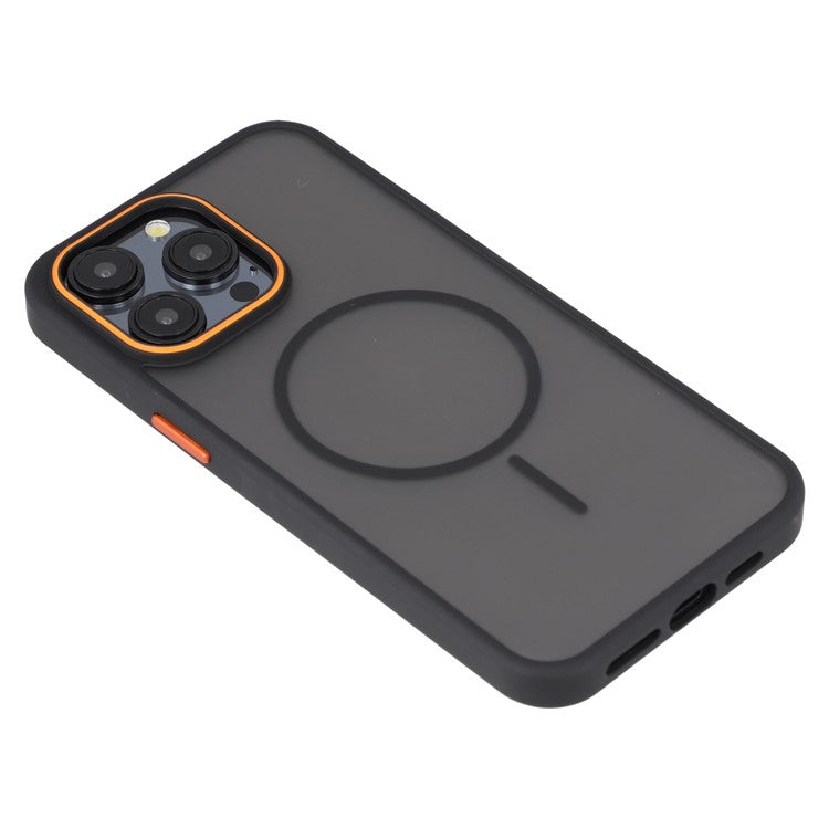 For iPhone 15 Pro Max Magnetic Case Skin Touch TPU + PC Phone Back Cover - TechGearPal