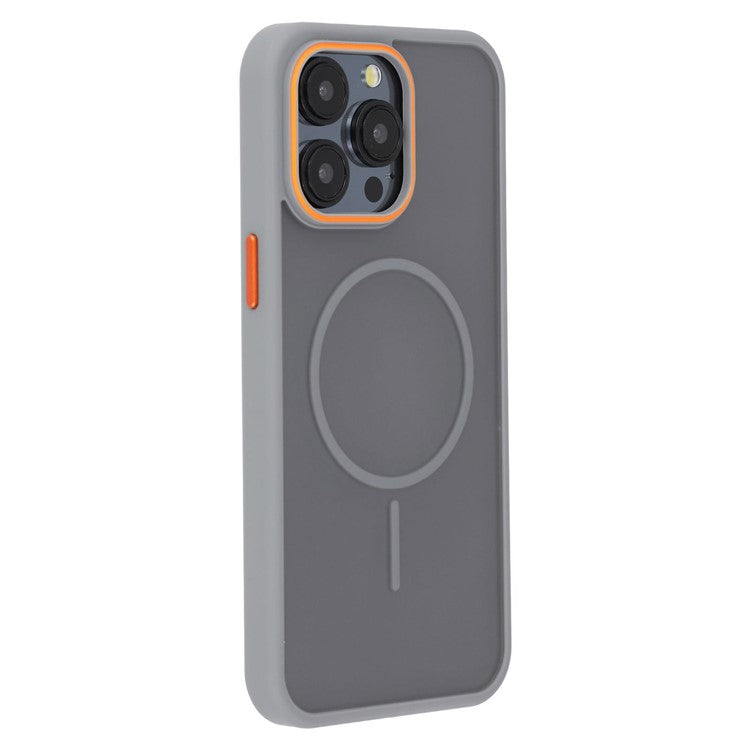 For iPhone 15 Pro Max Magnetic Case Skin Touch TPU + PC Phone Back Cover - TechGearPal
