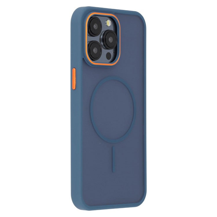 For iPhone 15 Pro Max Magnetic Case Skin Touch TPU + PC Phone Back Cover - TechGearPal