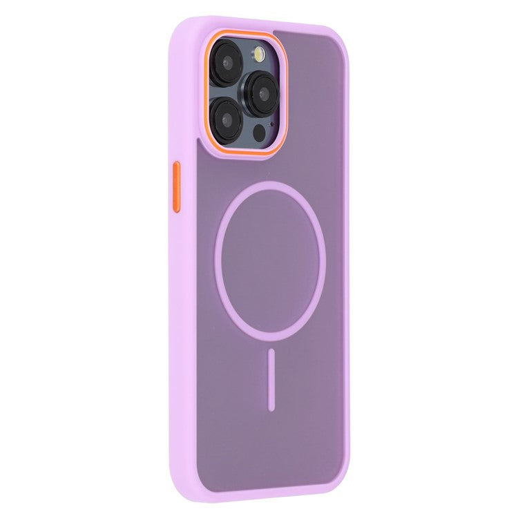 For iPhone 15 Pro Max Magnetic Case Skin Touch TPU + PC Phone Back Cover - TechGearPal