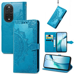 Étui portefeuille en cuir avec support pour Huawei Nova 13 Pro 5G Motif mandala 