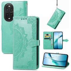 Étui portefeuille en cuir avec support pour Huawei Nova 13 Pro 5G Motif mandala 