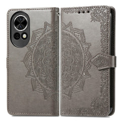 Étui portefeuille en cuir avec support pour Huawei Nova 13 5G Motif mandala 