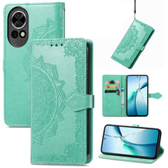 Étui portefeuille en cuir avec support pour Huawei Nova 13 5G Motif mandala 