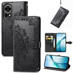 Étui portefeuille en cuir avec support pour Huawei Nova 13 5G Motif mandala 