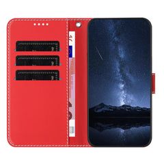 For Samsung Galaxy A56 5G Phone Cases Wallet Stand Color Splicing Leather Cover with Magnetic Clasp