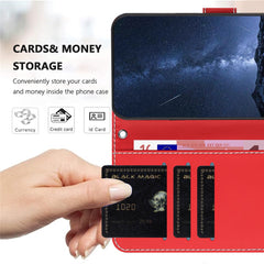 For Samsung Galaxy S24+ Phone Cases Wallet Stand Color Splicing Leather Cover with Magnetic Clasp
