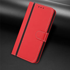 For Samsung Galaxy S24+ Phone Cases Wallet Stand Color Splicing Leather Cover with Magnetic Clasp