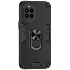Für Huawei nova 13 Pro 5G Hülle PC + TPU Drop Defend Telefonabdeckung mit Ringständer 
