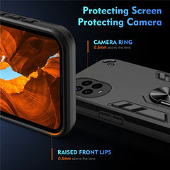 Für Huawei nova 13 Pro 5G Hülle PC + TPU Drop Defend Telefonabdeckung mit Ringständer 