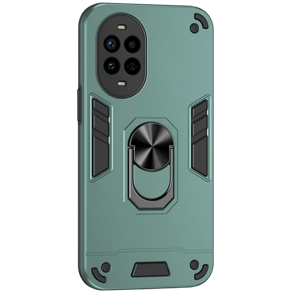 Für Huawei nova 13 Pro 5G Hülle PC + TPU Drop Defend Telefonabdeckung mit Ringständer 