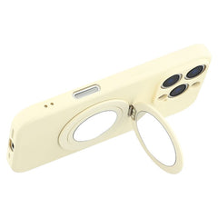 For iPhone 16 Pro Case Straight Edge Protection TPU  + PC Phone Cover with Mirror Kickstand - TechGearPal