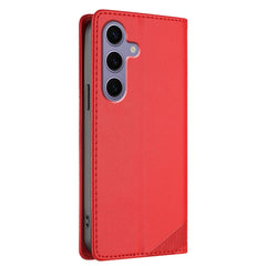 For Samsung Galaxy S25 Phone Cases Punk Style Imprinted Wallet Stand Leather Cover