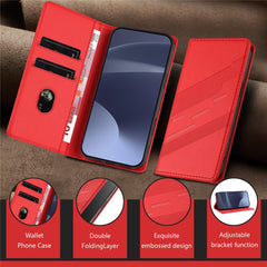 For Samsung Galaxy S25 Phone Cases Punk Style Imprinted Wallet Stand Leather Cover