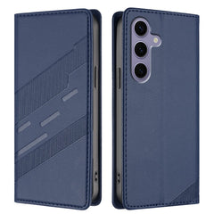 For Samsung Galaxy S25 Phone Cases Punk Style Imprinted Wallet Stand Leather Cover
