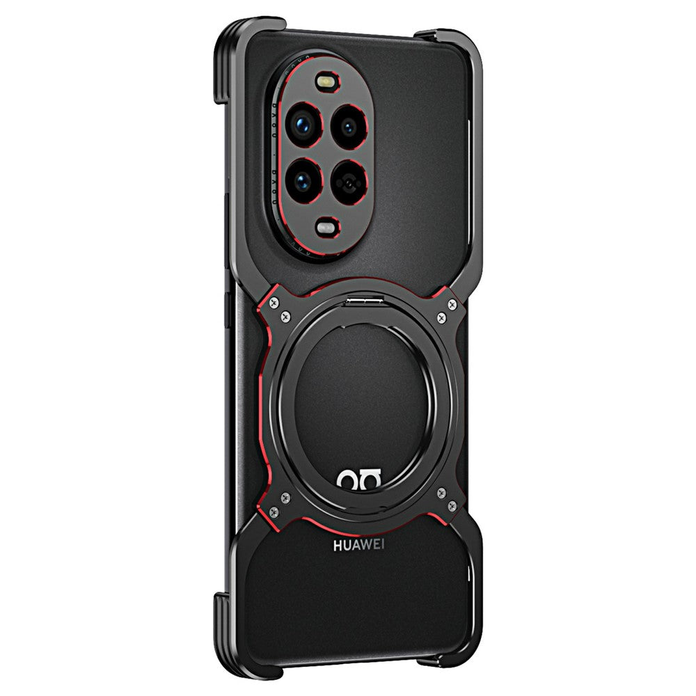 Coque pour Huawei Nova 13 Pro 5G avec béquille et pare-chocs en métal magnétique 