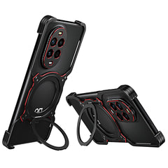 Coque pour Huawei Nova 13 Pro 5G avec béquille et pare-chocs en métal magnétique 