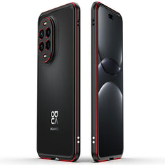 Coque de protection antichoc pour Huawei Nova 13 Pro 5G avec cadre métallique et protection d'objectif d'appareil photo 